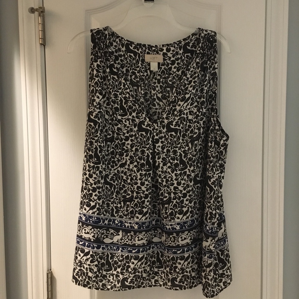 Loft shell tank xl forest animal unicorn